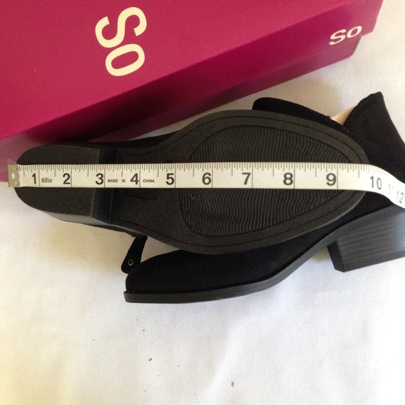 So Angelfish Black Memory Foam Ankle Boots - Picture 11 of 11